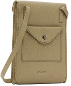 LEMAIRE Taupe Enveloppe Strap Pouch