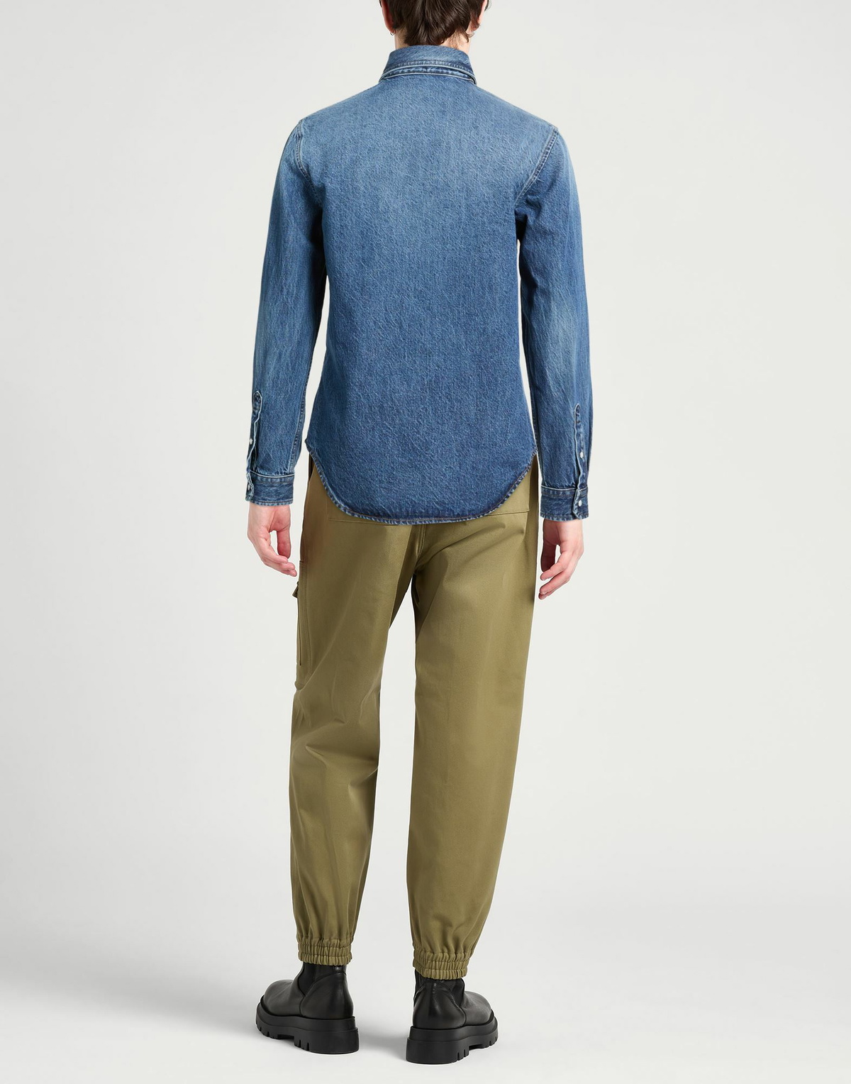 Versace Mens Denim shirt in Blue