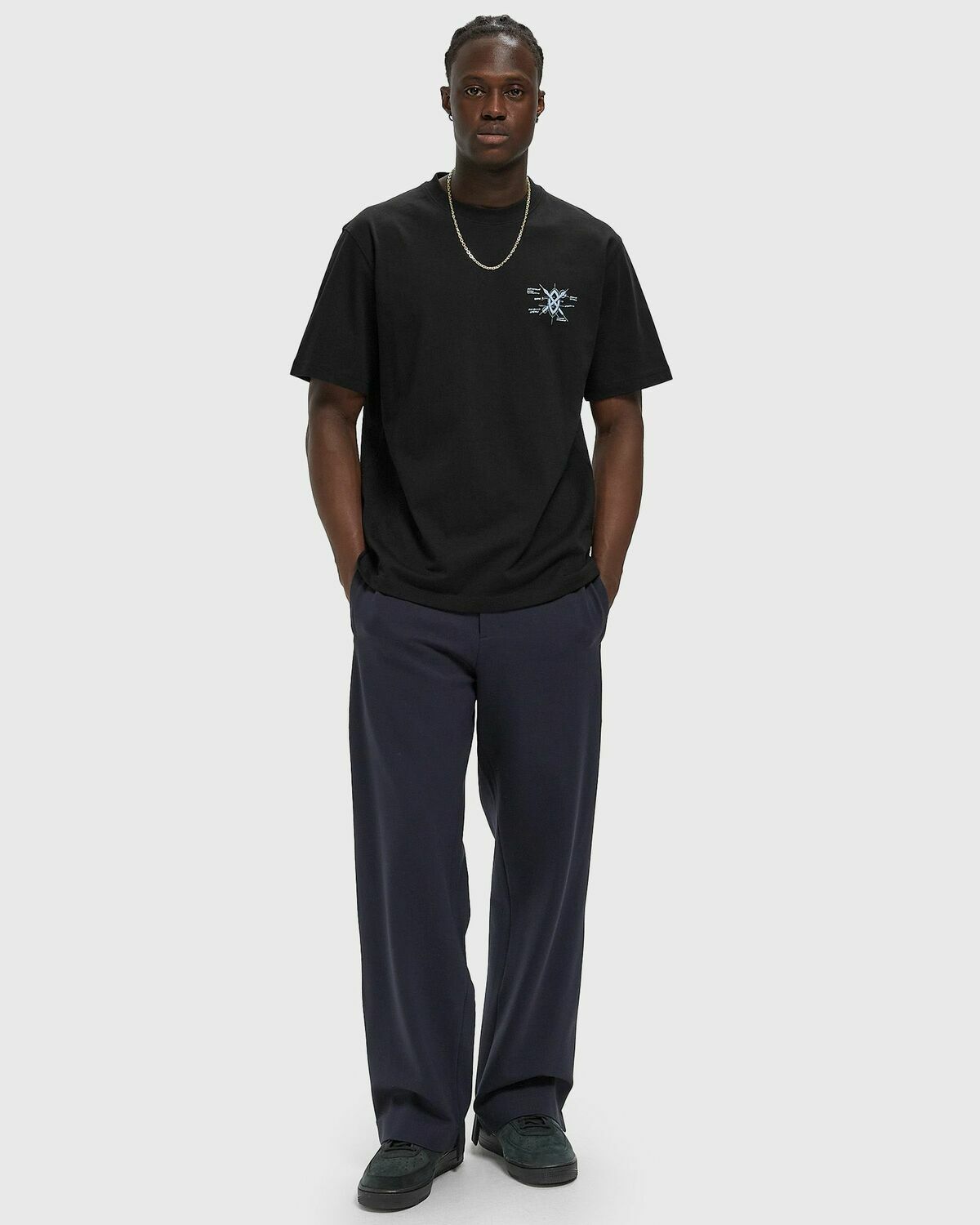 Daily Paper SHIELD EVOLUTION SS TEE Black Mens Shortsleefe