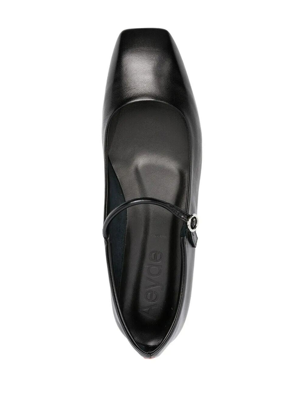 Aeyde Uma Nappa Leather Black in Black