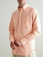 Kingsman - Drake's Button-Down Collar Cotton Oxford Shirt - Orange