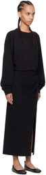 Isabel Marant Etoile Black Salomon Maxi Dress