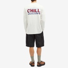 Patagonia Men's Long Sleeve Chill Responsibili-T-Shirt in Birch White