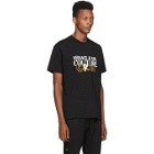 Versace Jeans Couture Black and Gold Crew T-Shirt