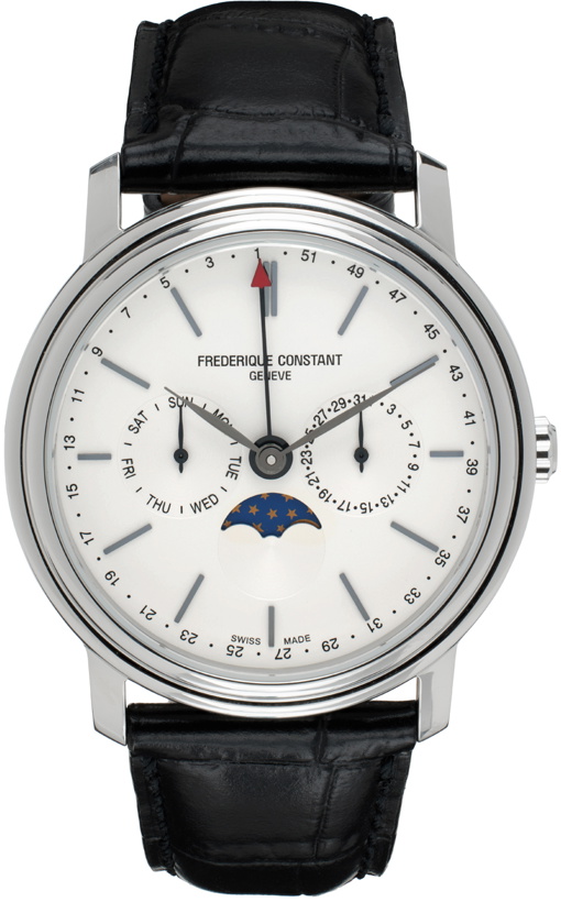 Photo: Frédérique Constant Black & Silver Classics Index Business Timer Watch