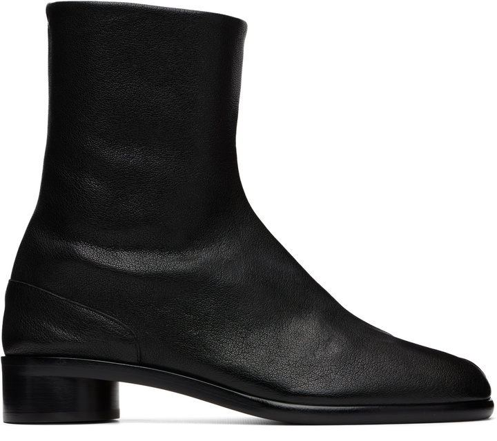Photo: Maison Margiela Black Tabi Ankle Boots