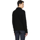 Tom Ford Black Cashmere Shawl Cardigan