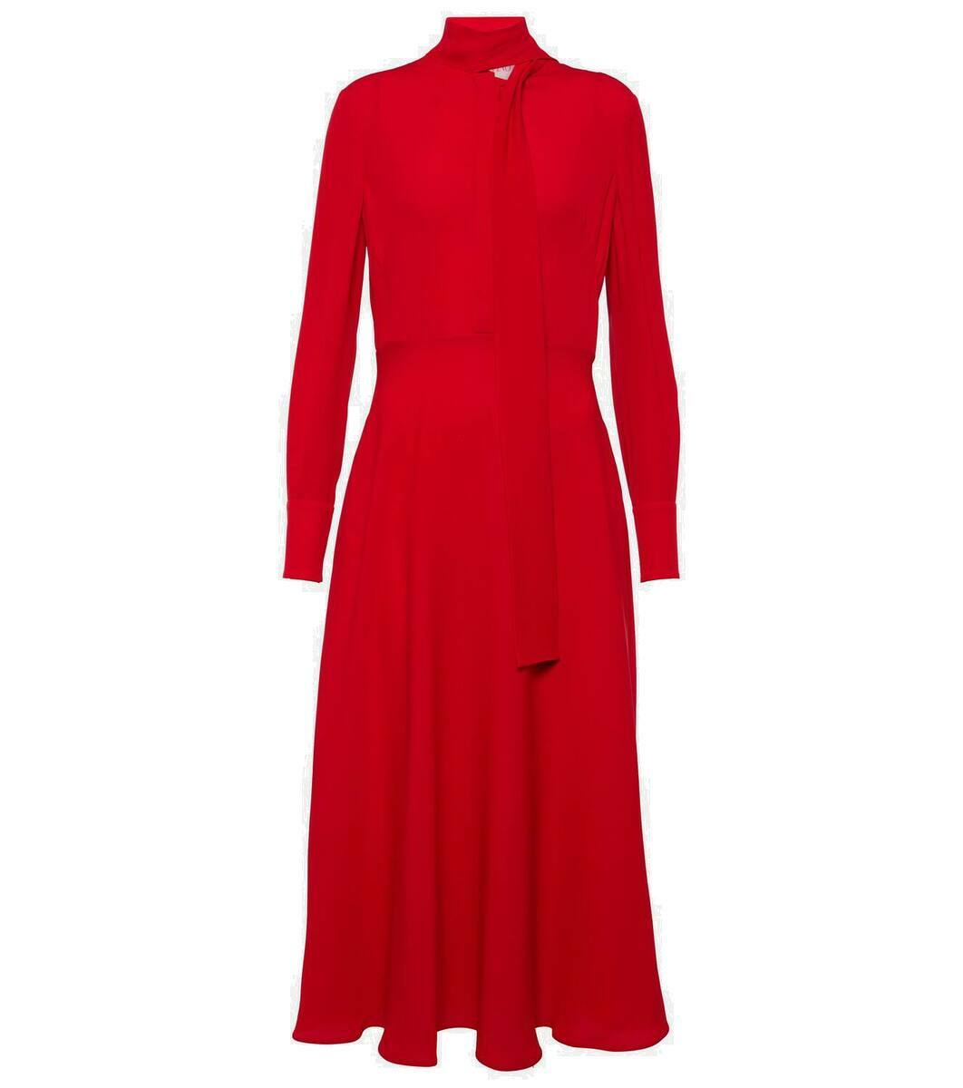 valentino tie neck dress