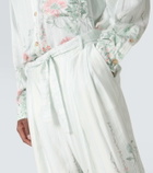 King & Tuckfield Grant floral wide-leg pants