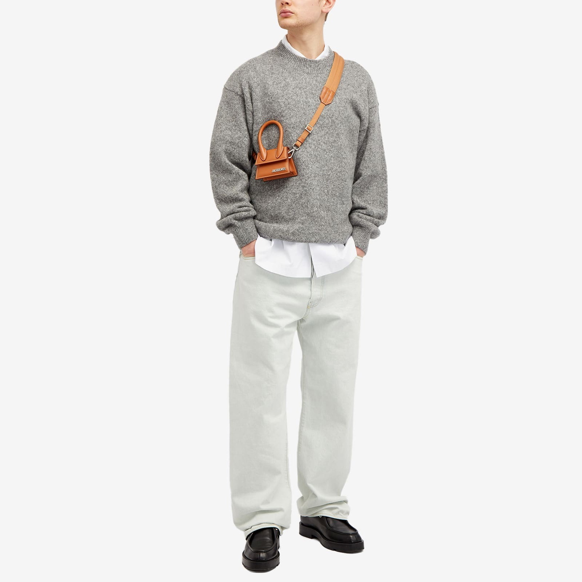 Jacquemus Men's Le Chiquito Homme Mini Bag in Light Brown