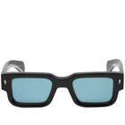 Jacques Marie Mage Men's Ascari Sunglasses in Titan/Azure