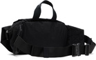 C.P. Company Black Plain Paper Touch Belt Bag