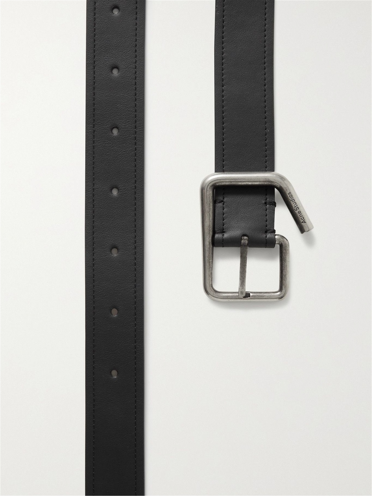 Acne Studios 3.5cm Leather Belt Black Acne Studios