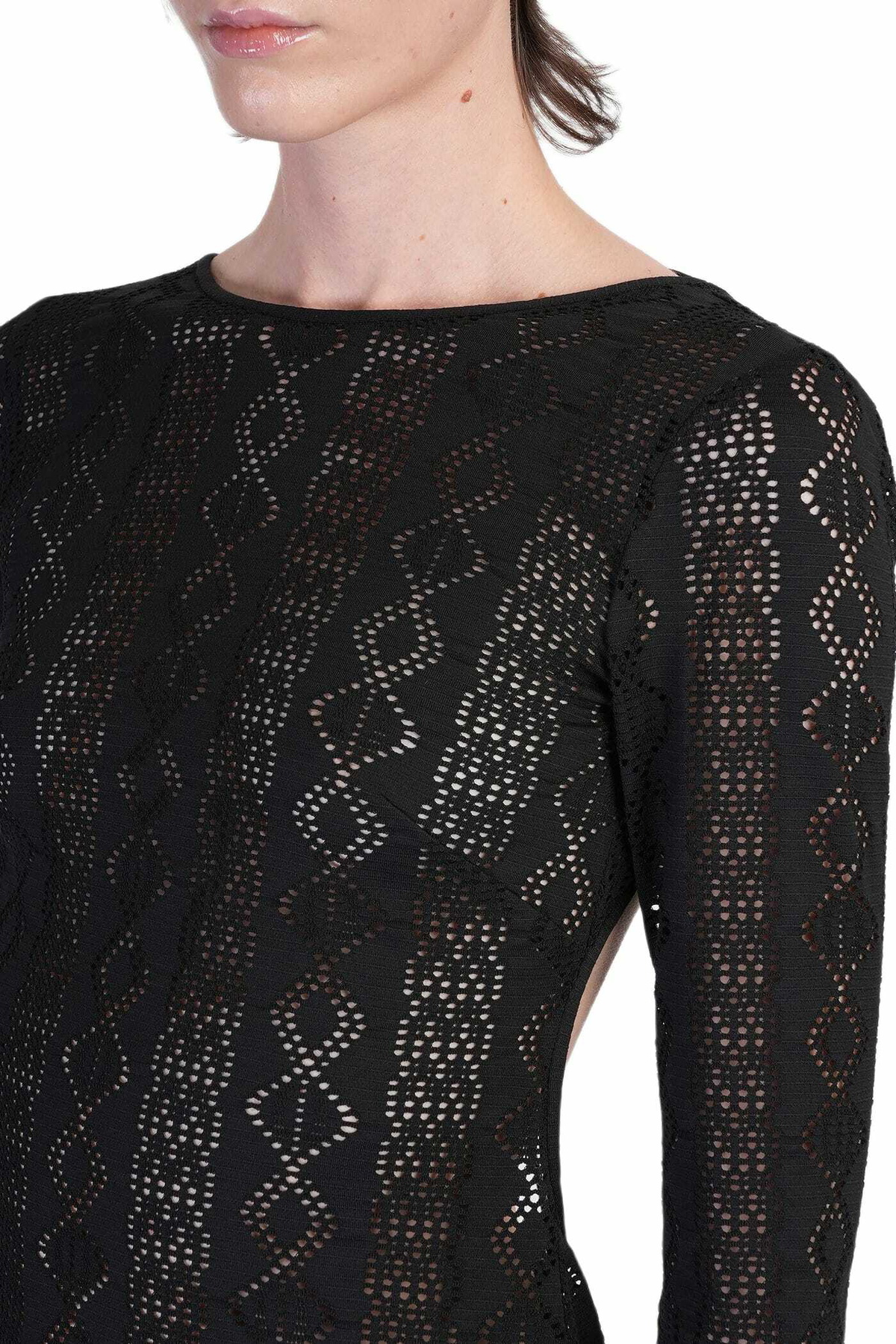 The Andamane Wanda Mini In Black Cotton