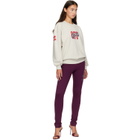 Off-White Gray 'Off' College Sweatshirt