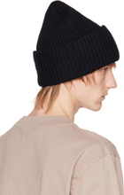 Acne Studios Black Logo Beanie