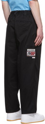 AAPE by A Bathing Ape Black Cotton Trousers