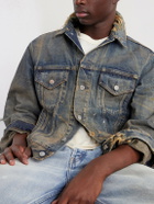 Enfants Riches Déprimés - Type 3 Distressed Denim Jacket - Blue