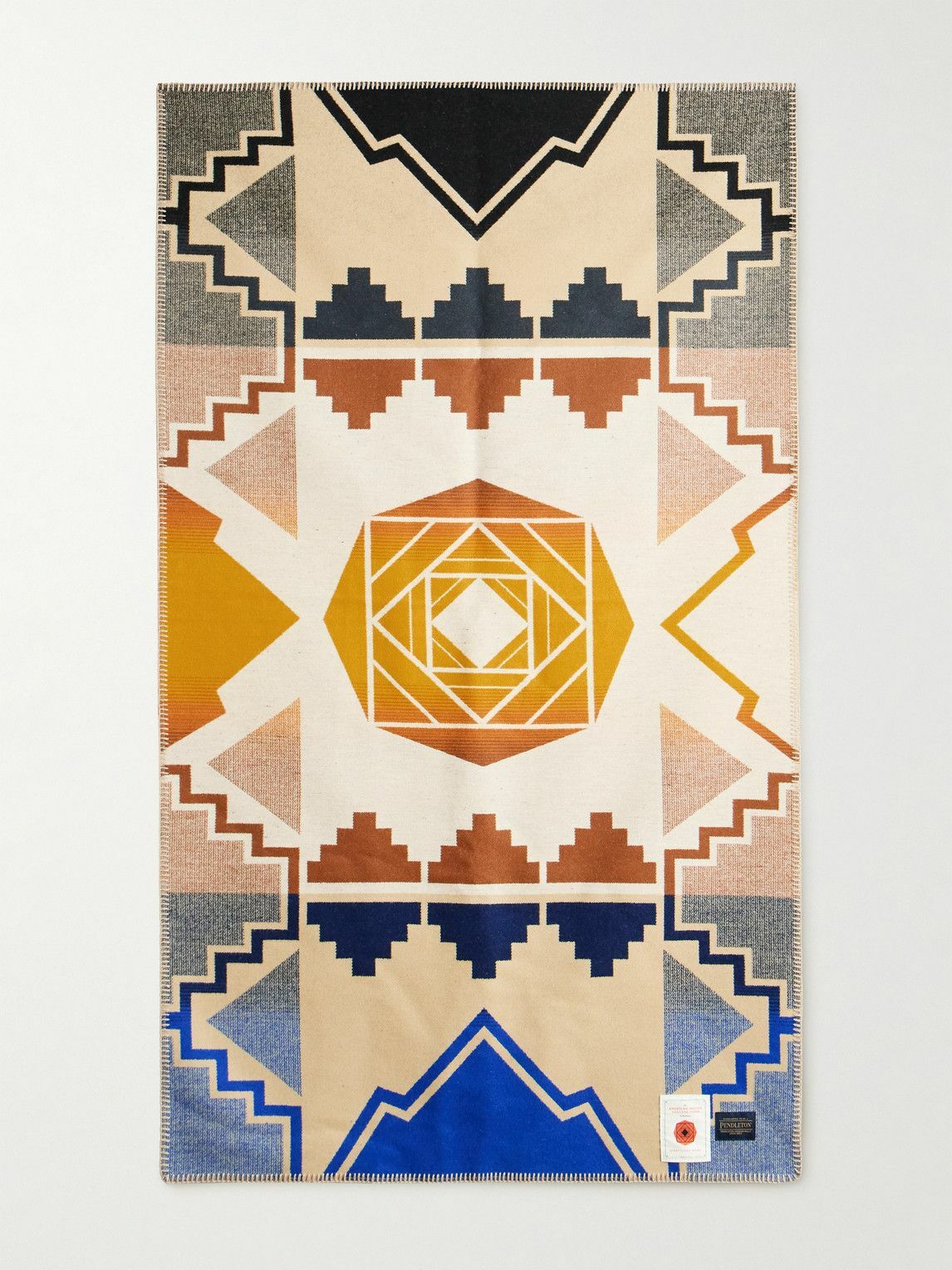 Pendleton - Aicf Directions Home Virgin Wool and Cotton-Blend Jacquard Blanket