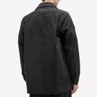 MM6 Maison Margiela Men's Canvas Overshirt in Black