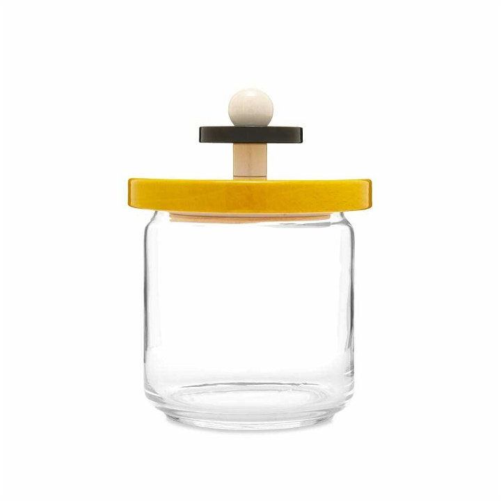 Photo: Alessi Glass Jar in Yellow/Black/White