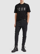 DSQUARED2 - Embellished Logo Regular Fit T-shirt