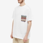 Missoni Men's Knitted Patch Pocket T-Shirt in Multi