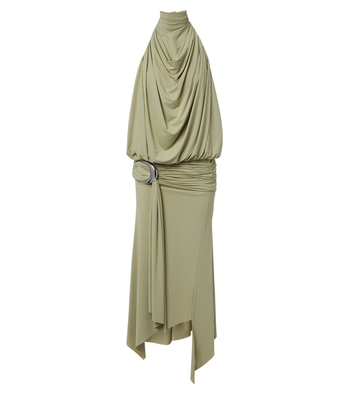 Photo: De La Vali Vida draped jersey minidress