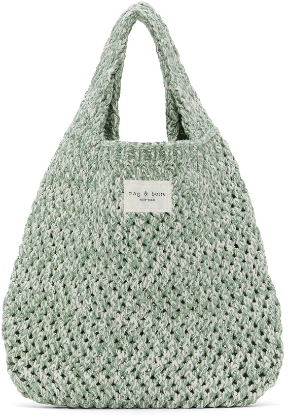 Photo: rag & bone Green Mini Addison Shopper Bag