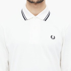 Fred Perry Authentic Men's Twin Tipped Shirt in Snow White