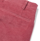 Anderson & Sheppard - Slim-Fit Cotton-Corduroy Trousers - Pink