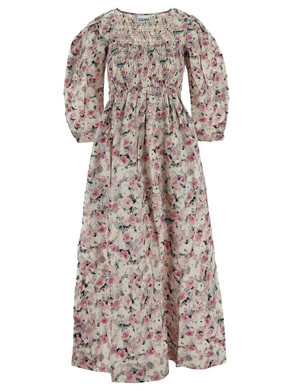 white christmas dresses Cotton Poplin Open-Neck Smock Dress – Club21.com