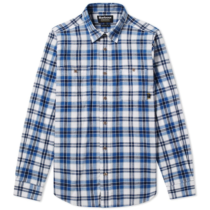 Photo: Barbour International Wrench Shirt Blue