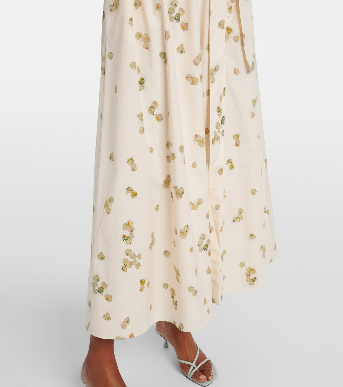 Altuzarra Lydia floral cotton-blend wrap dress