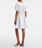 Loewe Paula's Ibiza Anagram cotton-blend shirt dress