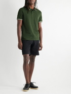 Club Monaco - Stretch-Cotton Piqué Polo Shirt - Green