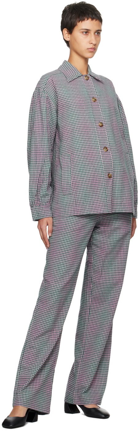 Caro Editions Green & Pink Hannah Trousers