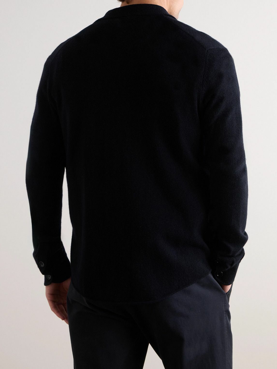 Allude - Wool and Cashmere-Blend Overshirt - Blue