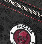 Alexander McQueen - Logo-Appliquéd Jacquard Belt Bag - Black
