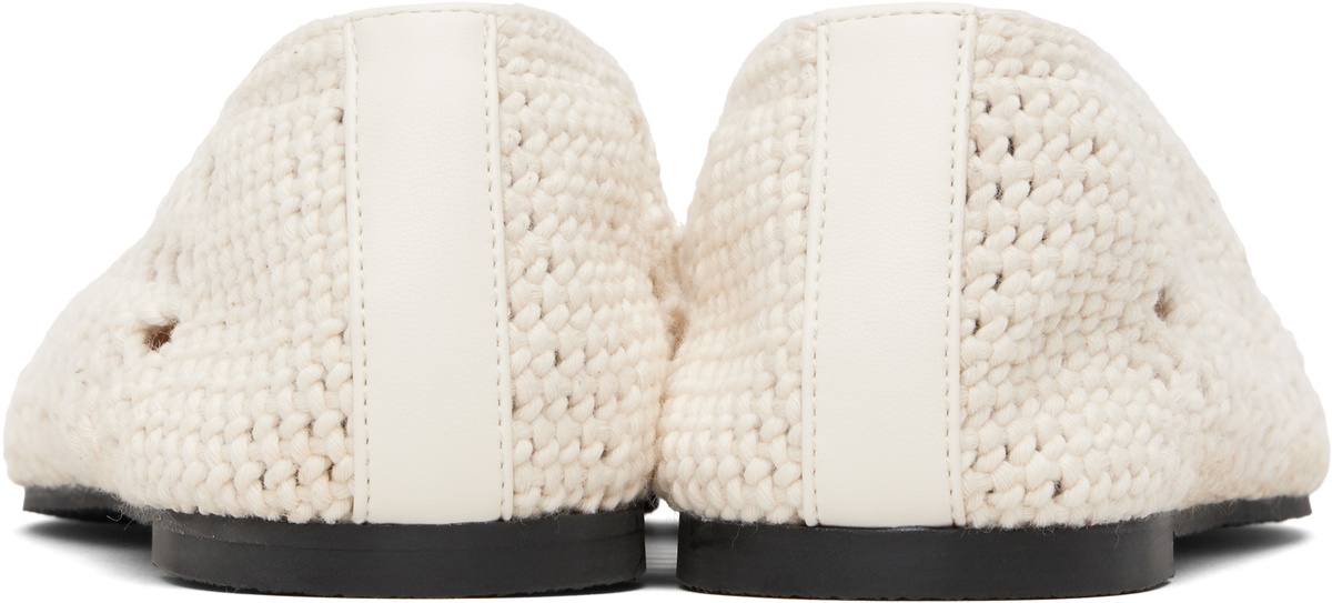 Stella McCartney Off-White Ryder Day Cotton Crochet Loafers