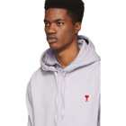 AMI Alexandre Mattiussi Purple Ami de Coeur Hoodie