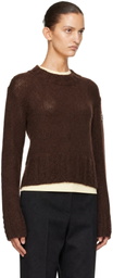 Moncler Brown Alpaca Blend Sweater