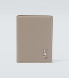 Saint Laurent Tiny Cassandre leather bifold wallet