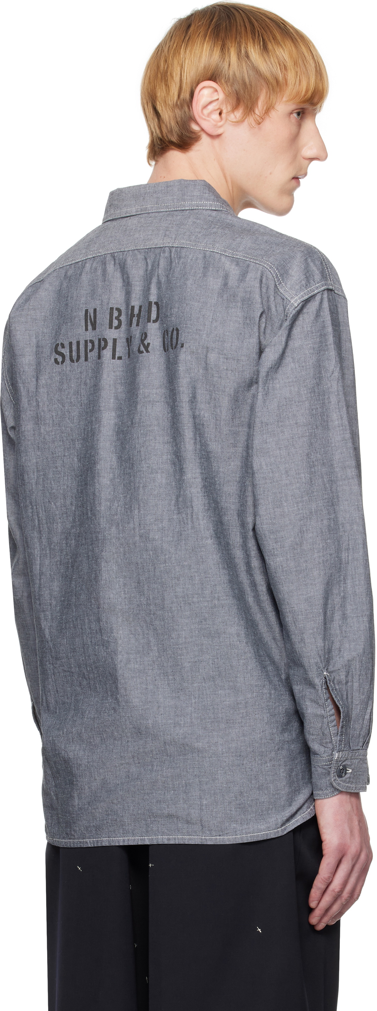 Neighborhood Black Chambray LS Shirt Neighborhood