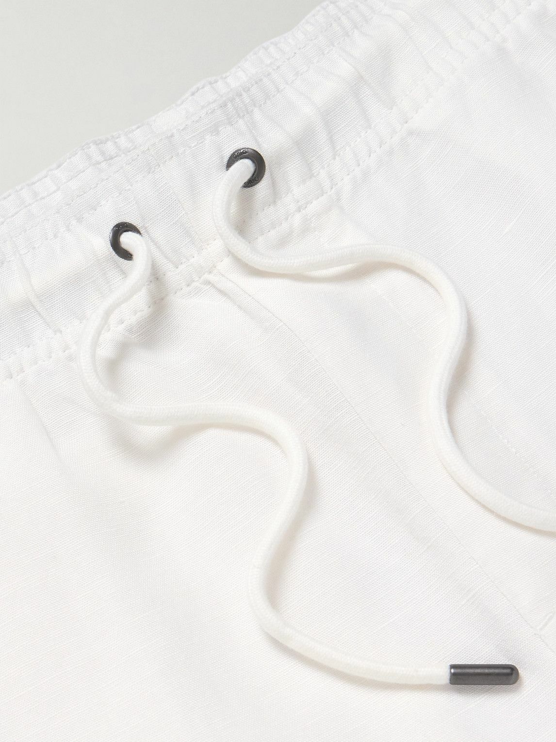 Onia - Air Straight-Leg Linen and Lyocell-Blend Drawstring Trousers - White