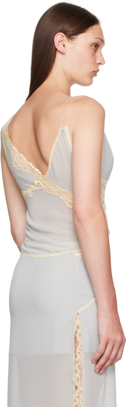 VAILLANT Gray Deconstructed Tank Top