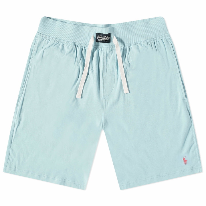 Photo: Polo Ralph Lauren Men's Pony Player Loungewear Short in Island Aqua