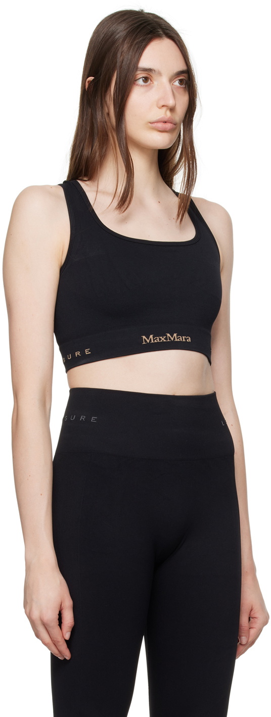 Max Mara Leisure Black Eritea Sport Bra Max Mara Leisure