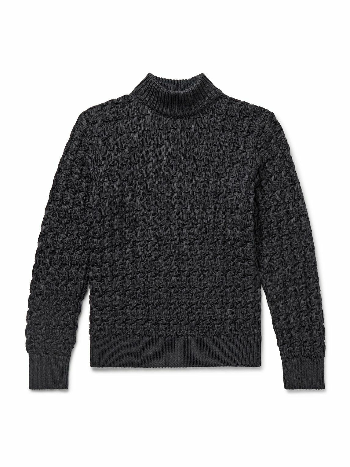 S.N.S. HERNING ジップアップウールニット L ラトビア製 S.N.S Herning - Wool Half-Zip Sweater - Green S.N.S. Herning