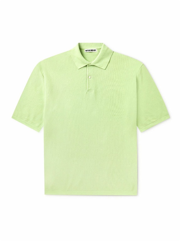 Photo: Kaptain Sunshine - Cotton-Piqué Polo Shirt - Green